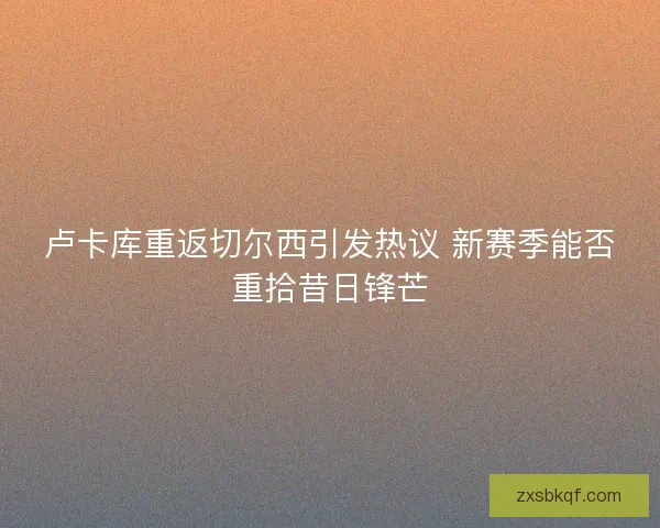 卢卡库重返切尔西引发热议 新赛季能否重拾昔日锋芒
